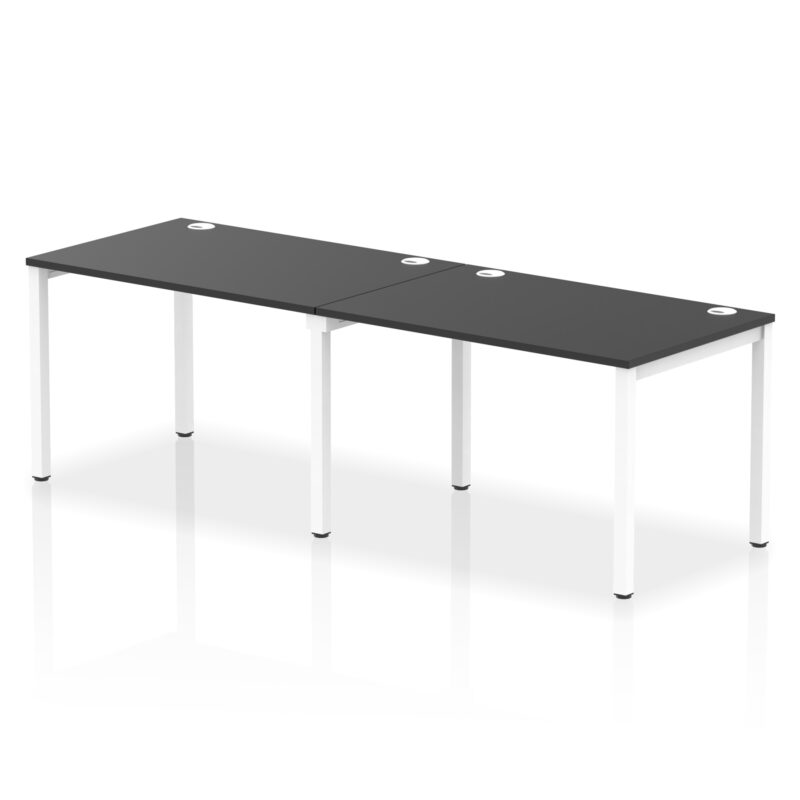 impulse single row bench desk 2 person