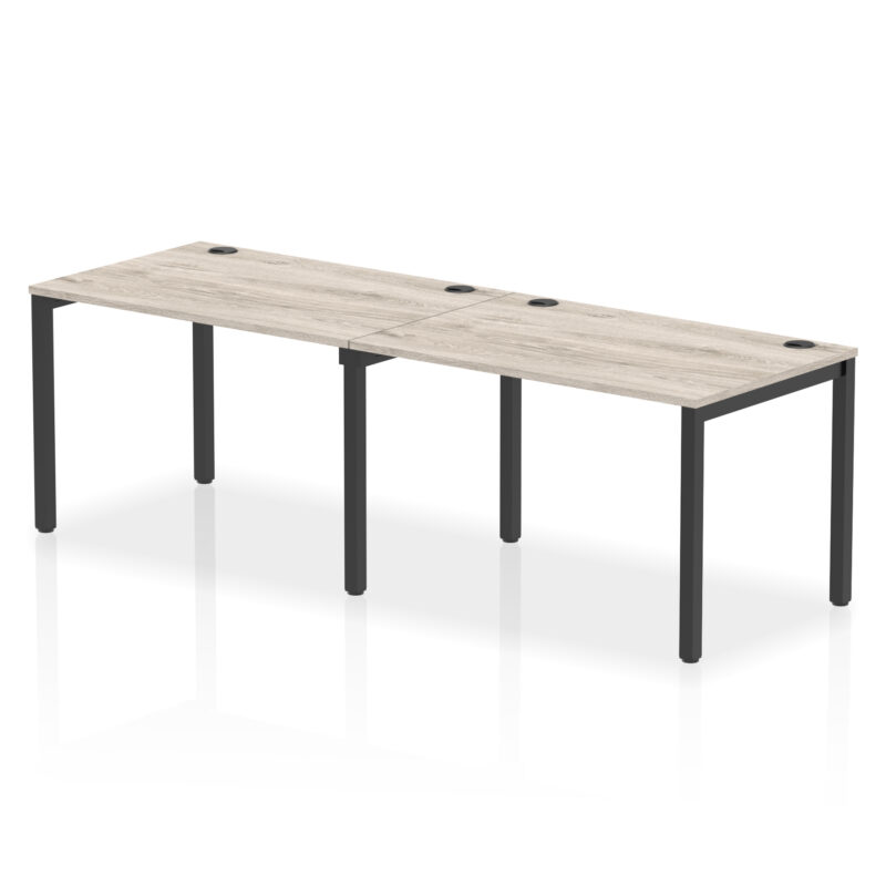 impulse single row bench desk 2 person