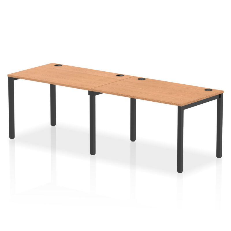 impulse single row bench desk 2 person