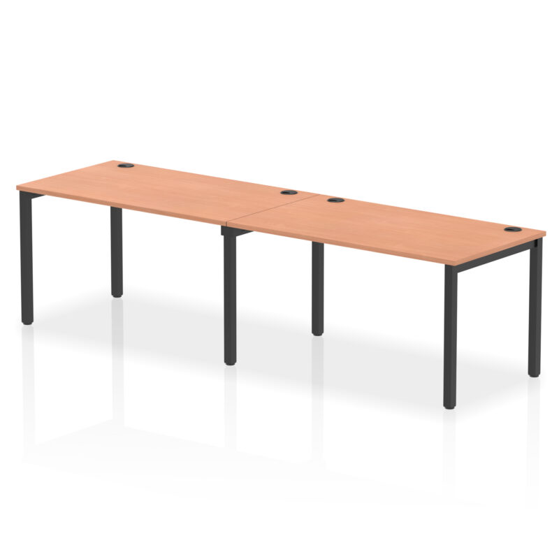 impulse single row bench desk 2 person