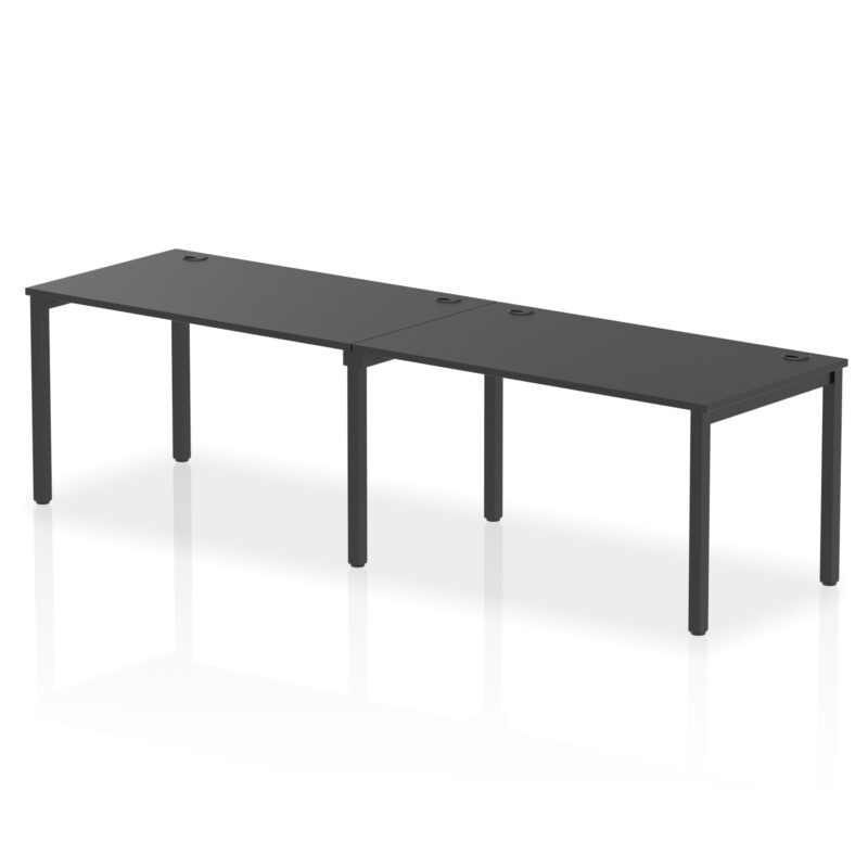 impulse single row bench desk 2 person