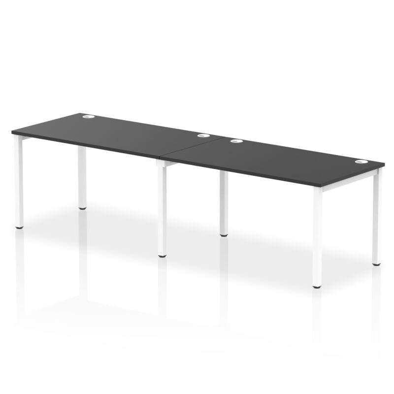 impulse single row bench desk 2 person