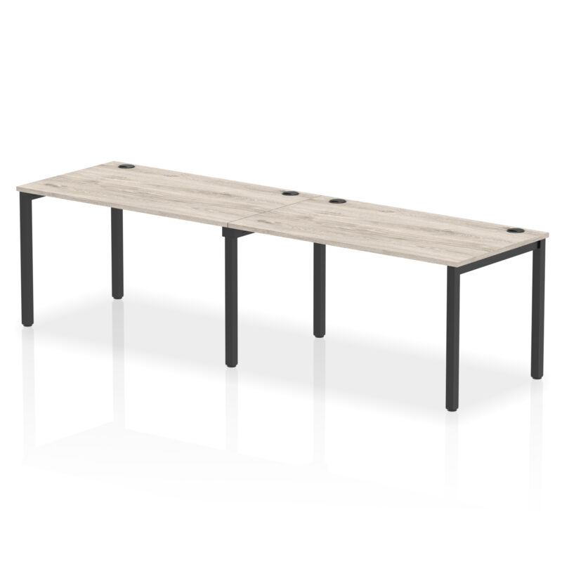 impulse single row bench desk 2 person
