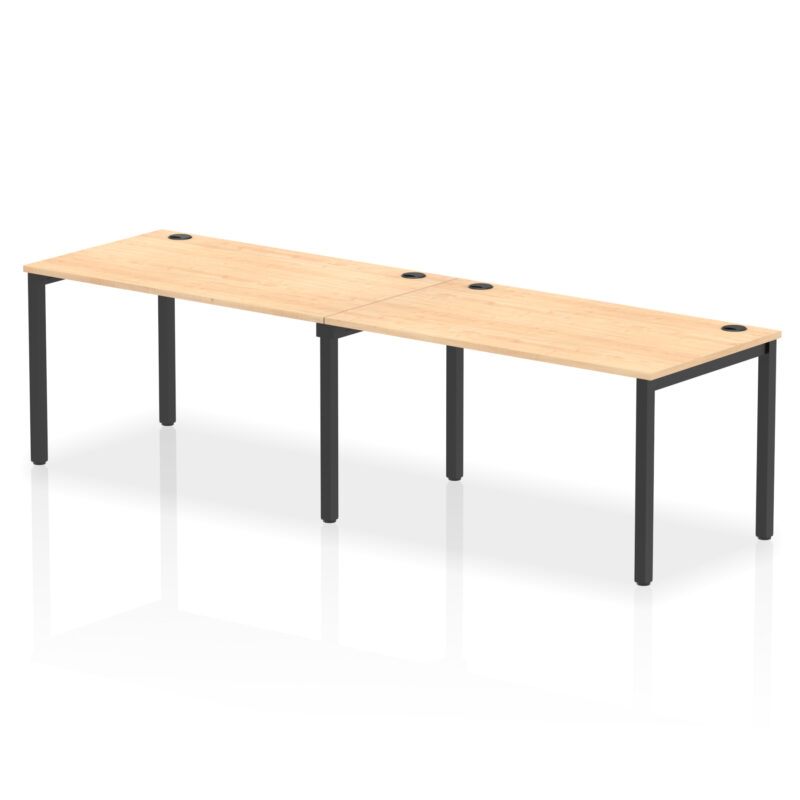 impulse single row bench desk 2 person