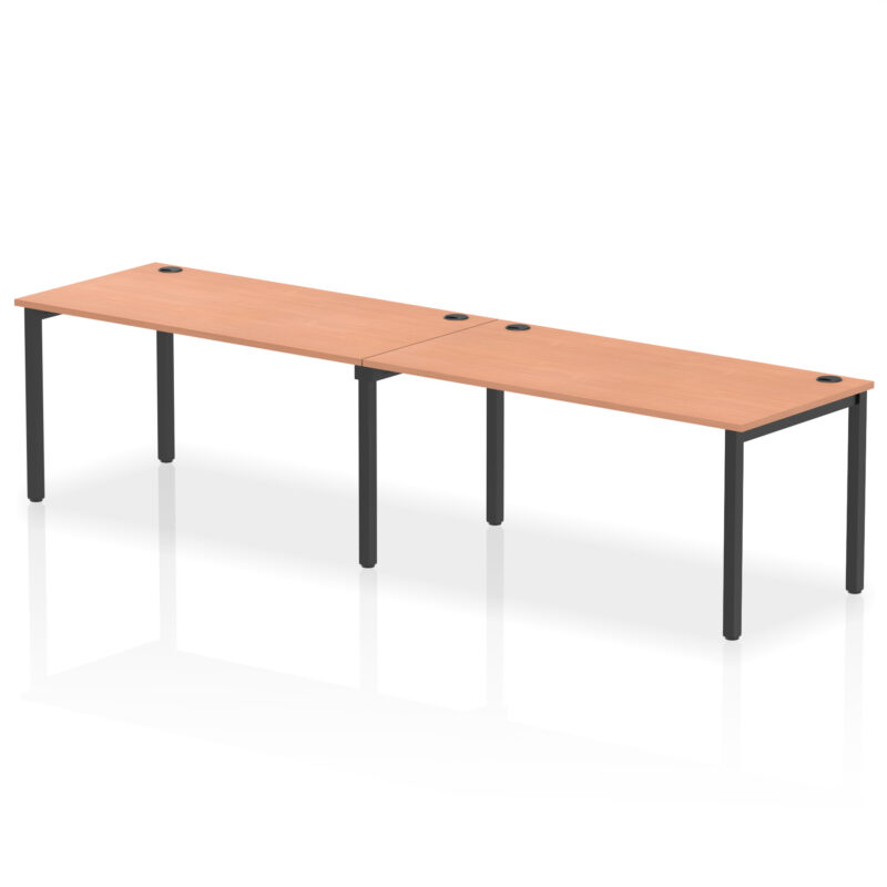 impulse single row bench desk 2 person