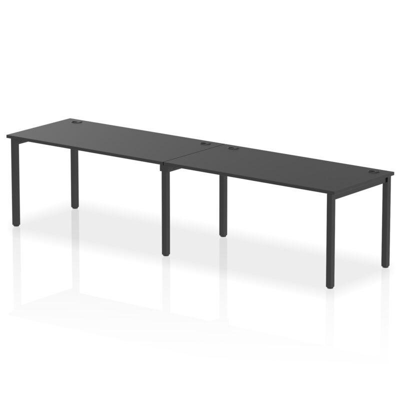 impulse single row bench desk 2 person