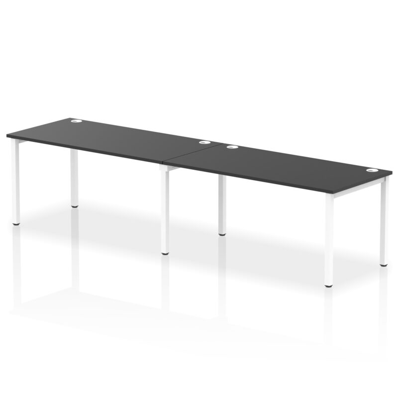 impulse single row bench desk 2 person