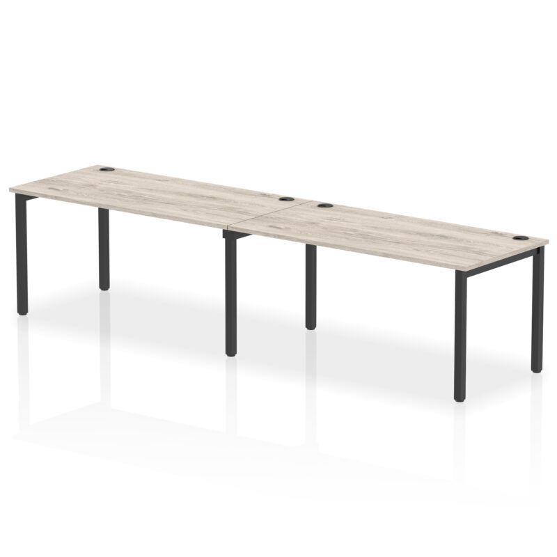 impulse single row bench desk 2 person