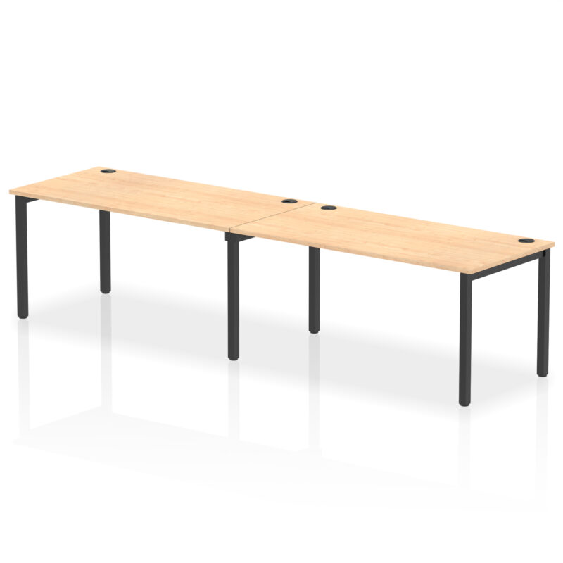 impulse single row bench desk 2 person