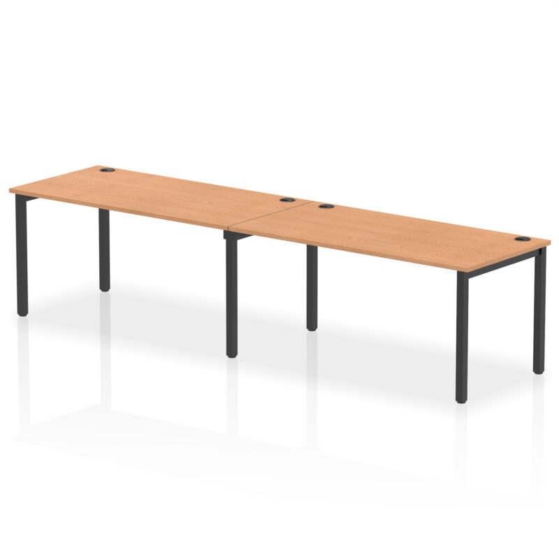 impulse single row bench desk 2 person