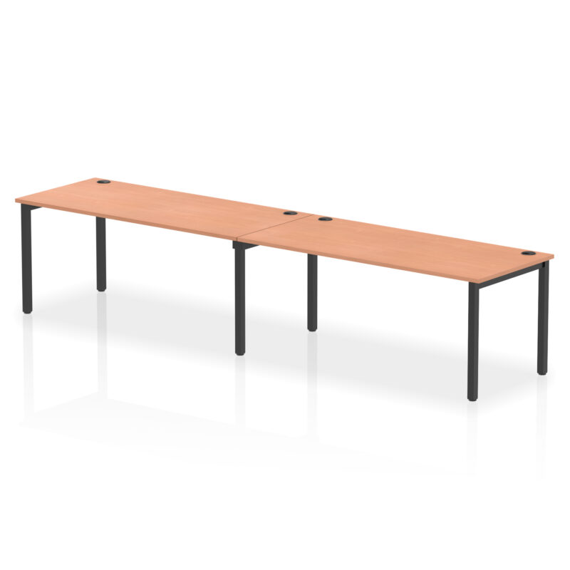 impulse single row bench desk 2 person