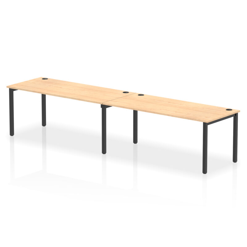 impulse single row bench desk 2 person