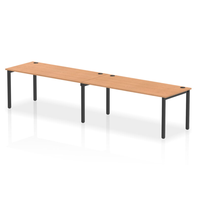impulse single row bench desk 2 person