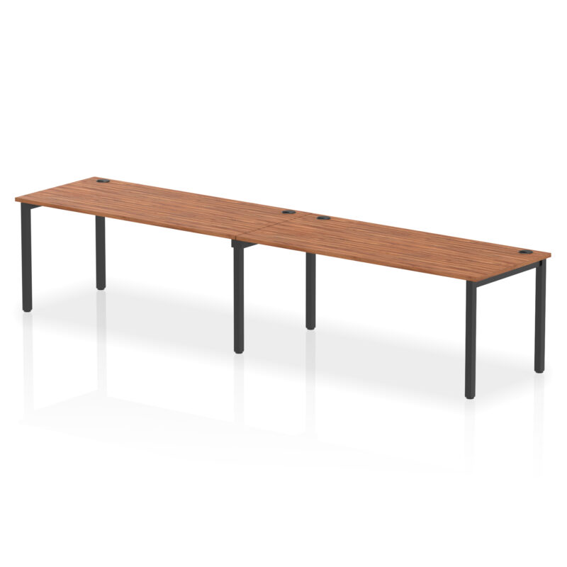 impulse single row bench desk 2 person