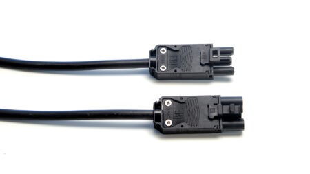 impulse connector lead 3 pole male to female connector