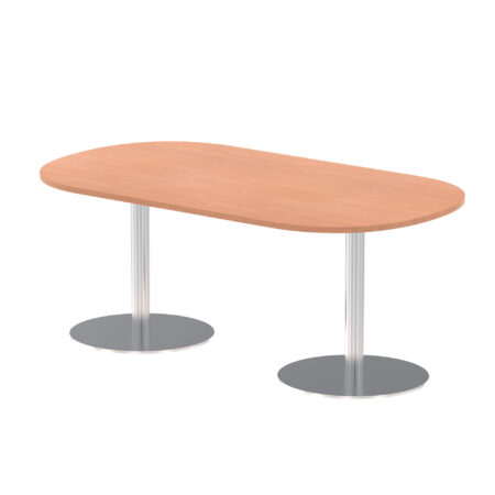 italia boardroom table silver leg