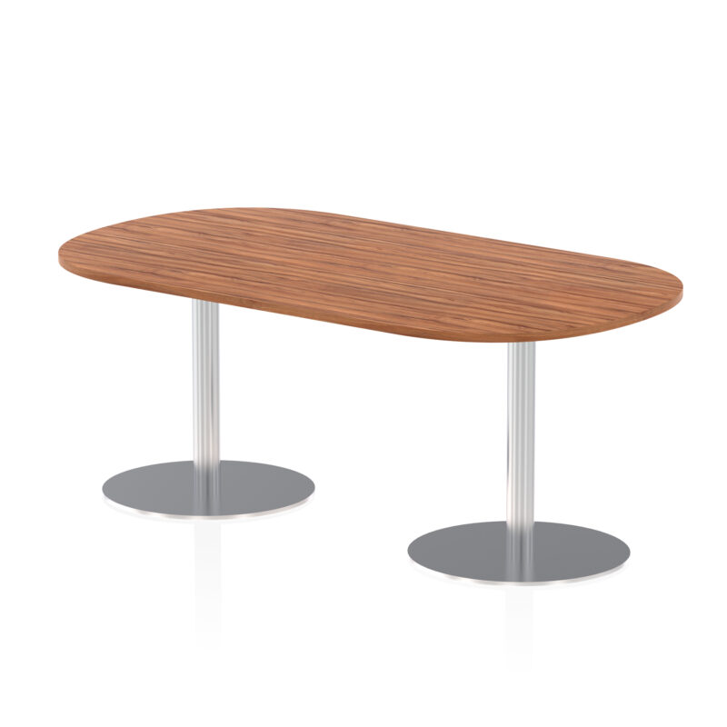 italia boardroom table silver leg