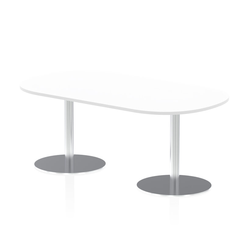 italia boardroom table silver leg