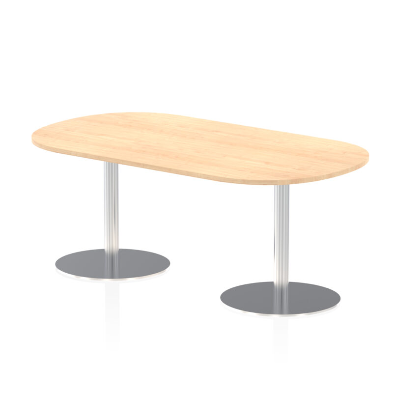 italia boardroom table silver leg