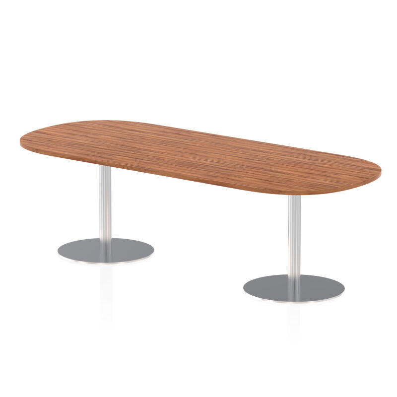 italia boardroom table silver leg
