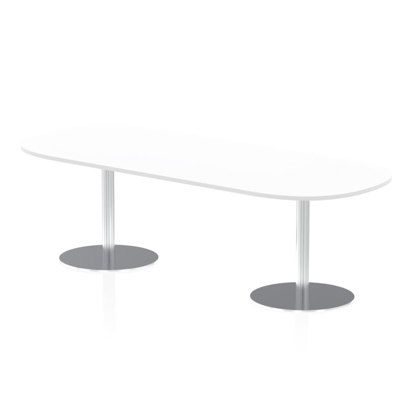 italia boardroom table silver leg