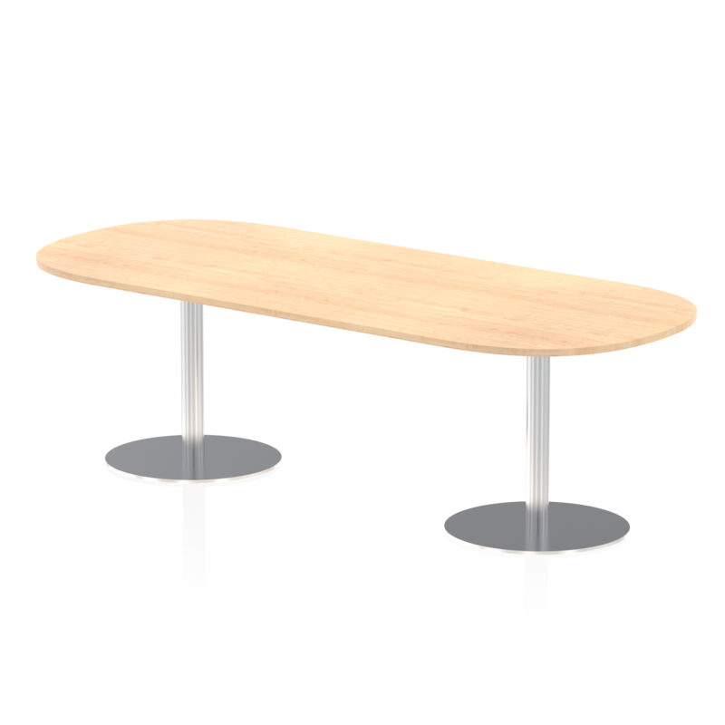 italia boardroom table silver leg