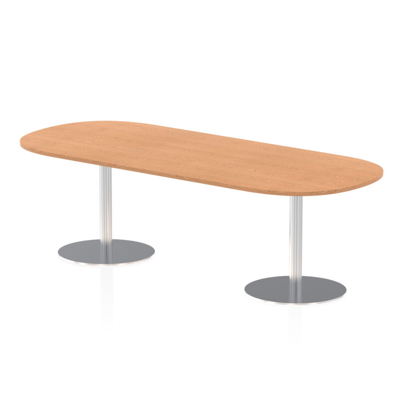 italia boardroom table silver leg