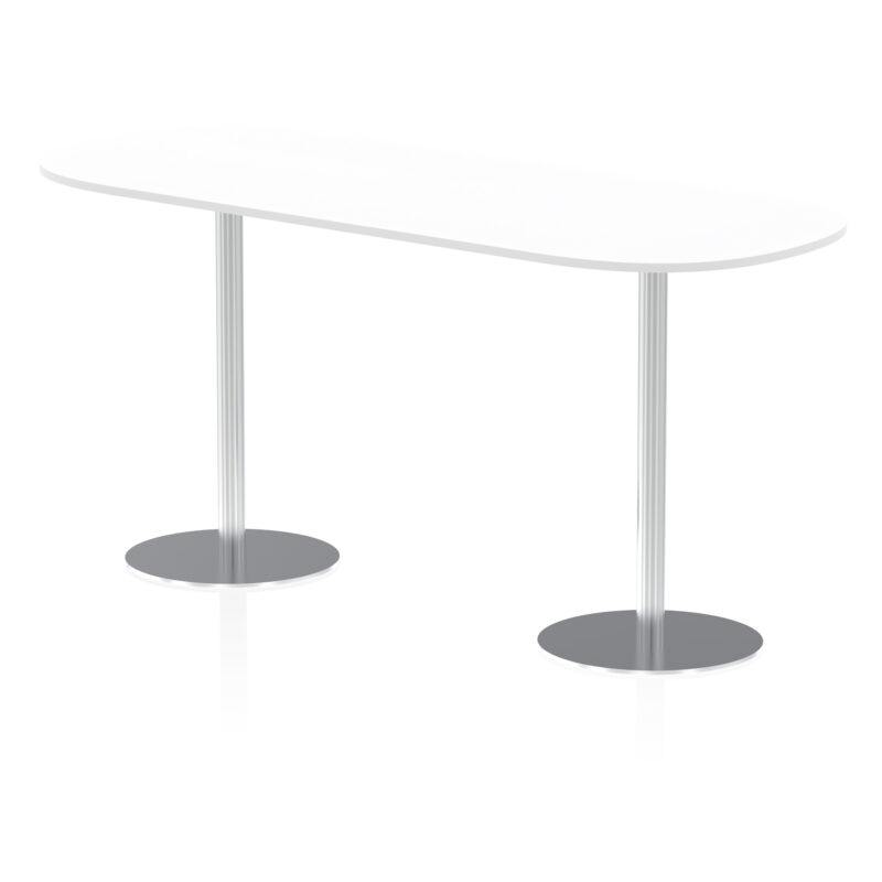 italia boardroom table silver leg