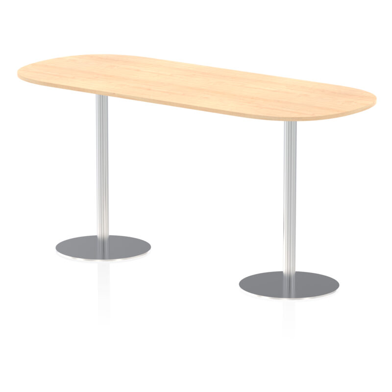italia boardroom table silver leg