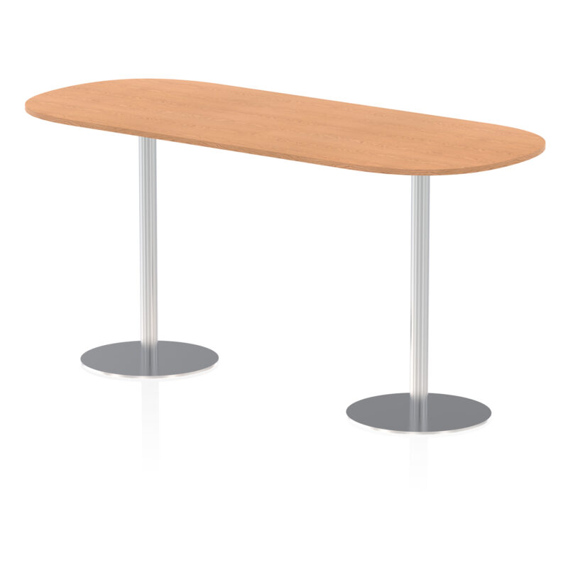 italia boardroom table silver leg