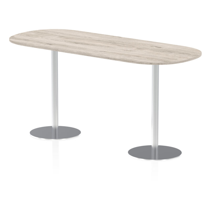 italia boardroom table silver leg