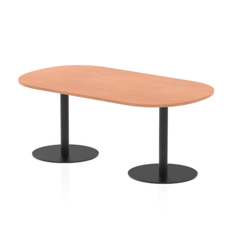 italia boardroom table black leg