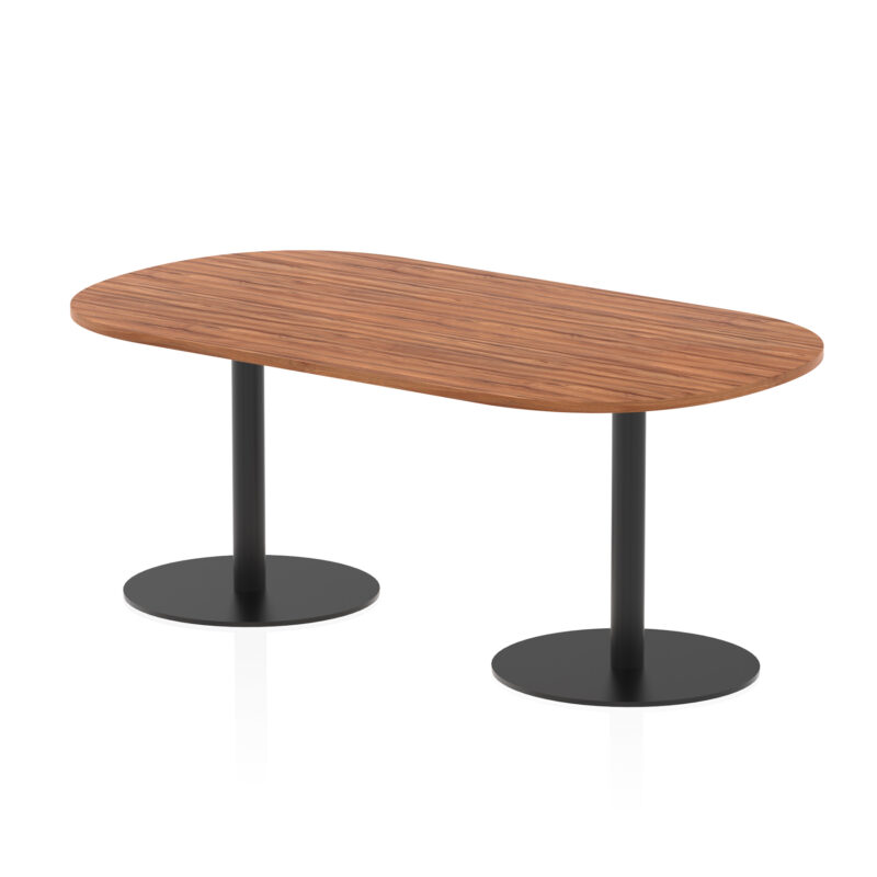 italia boardroom table black leg