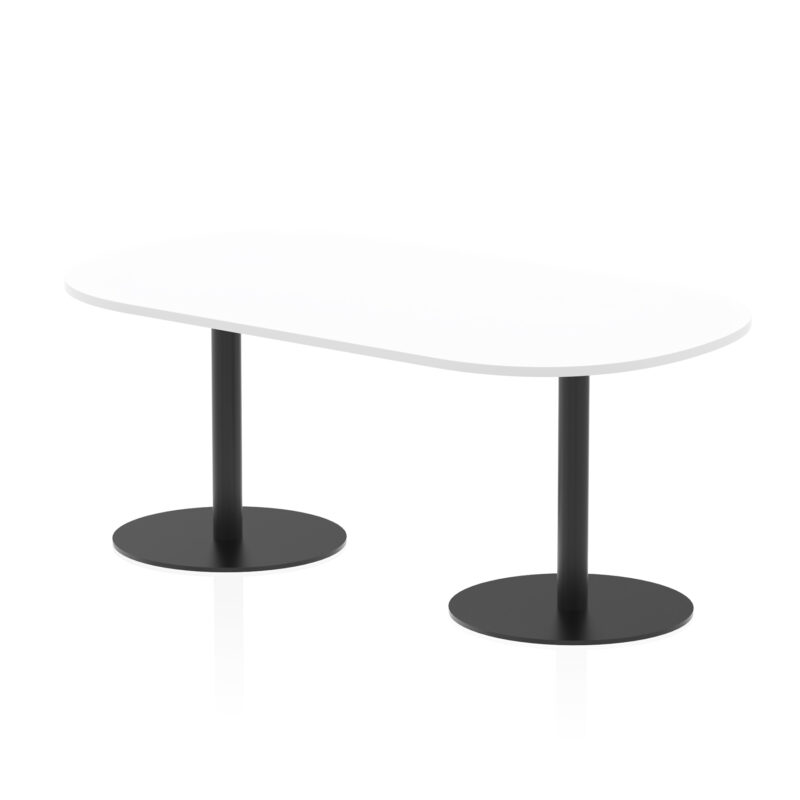 italia boardroom table black leg