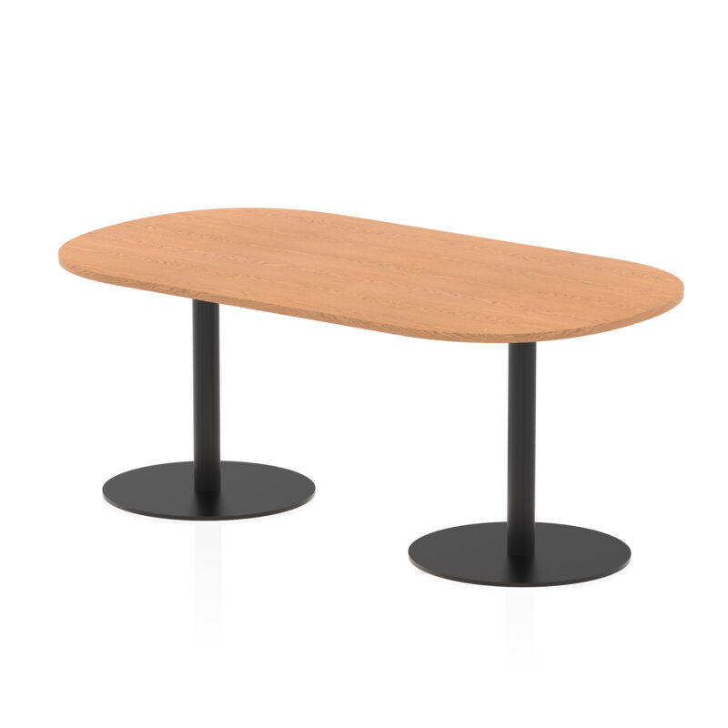 italia boardroom table black leg