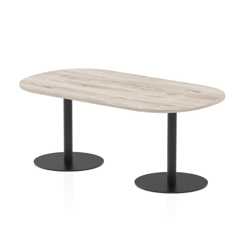 italia boardroom table black leg