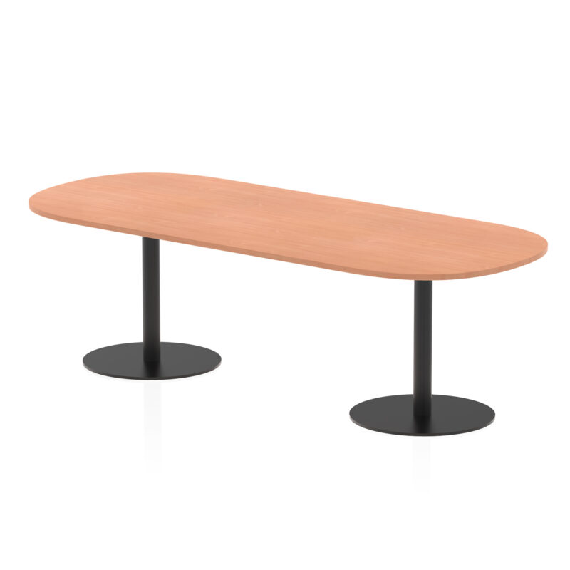 italia boardroom table black leg