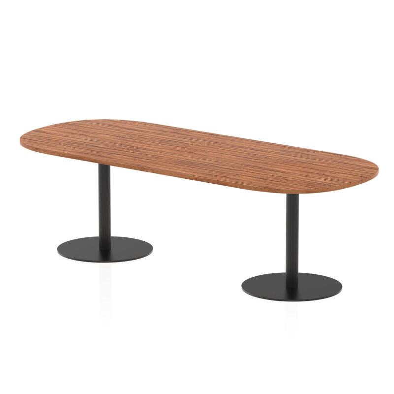 italia boardroom table black leg