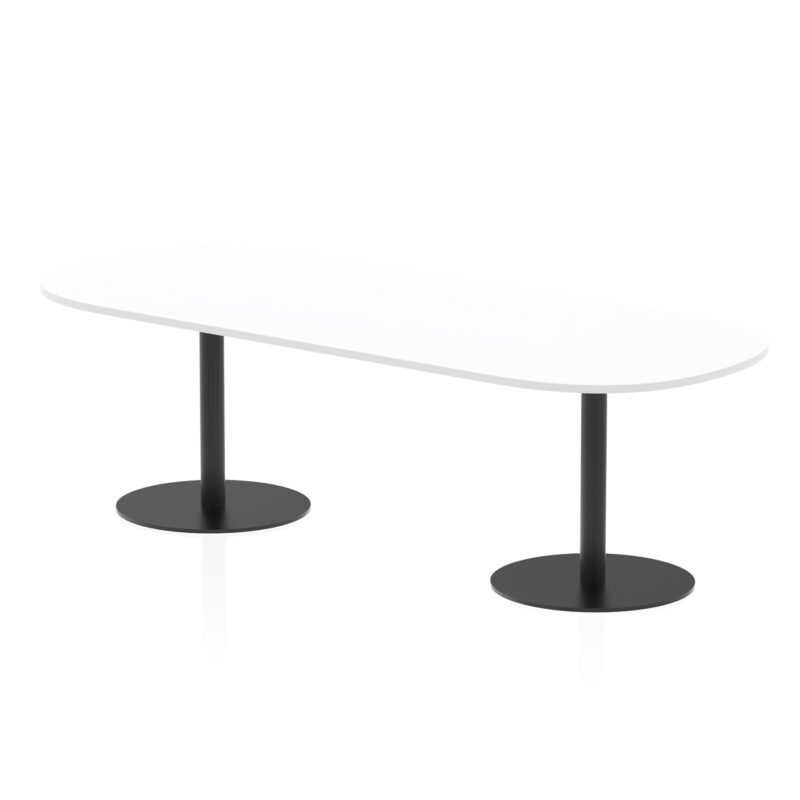 italia boardroom table black leg