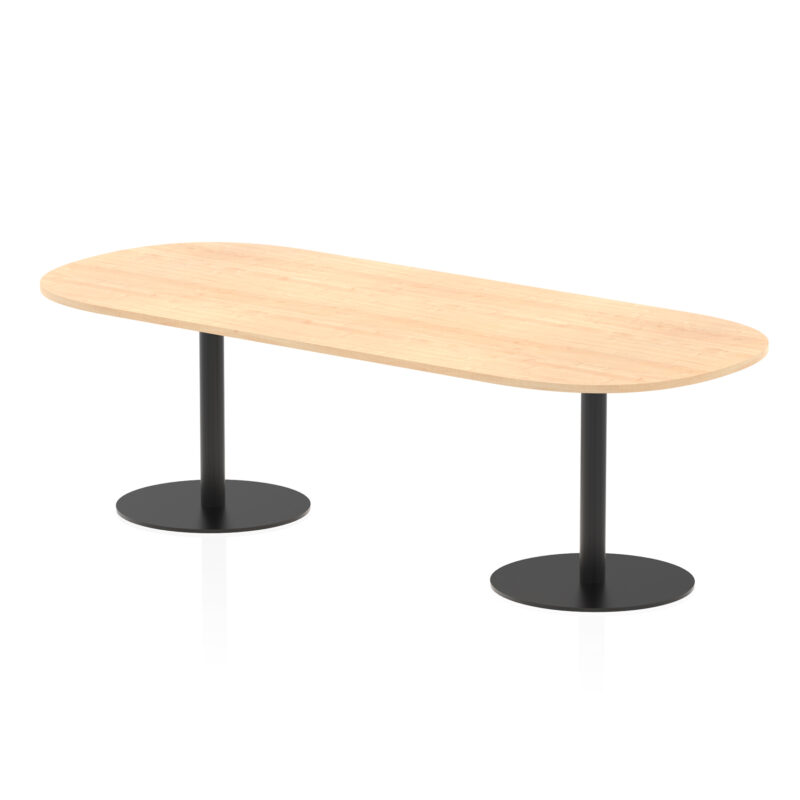 italia boardroom table black leg