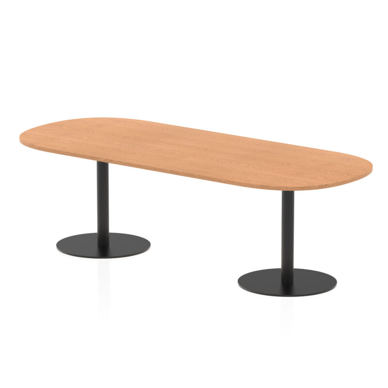 italia boardroom table black leg