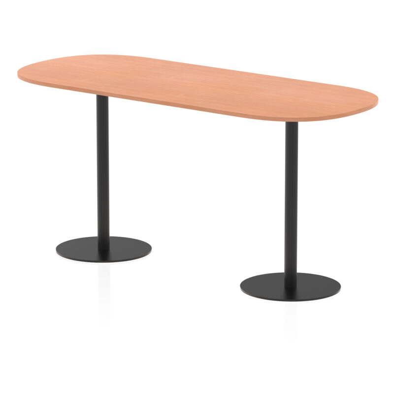 italia boardroom table black leg