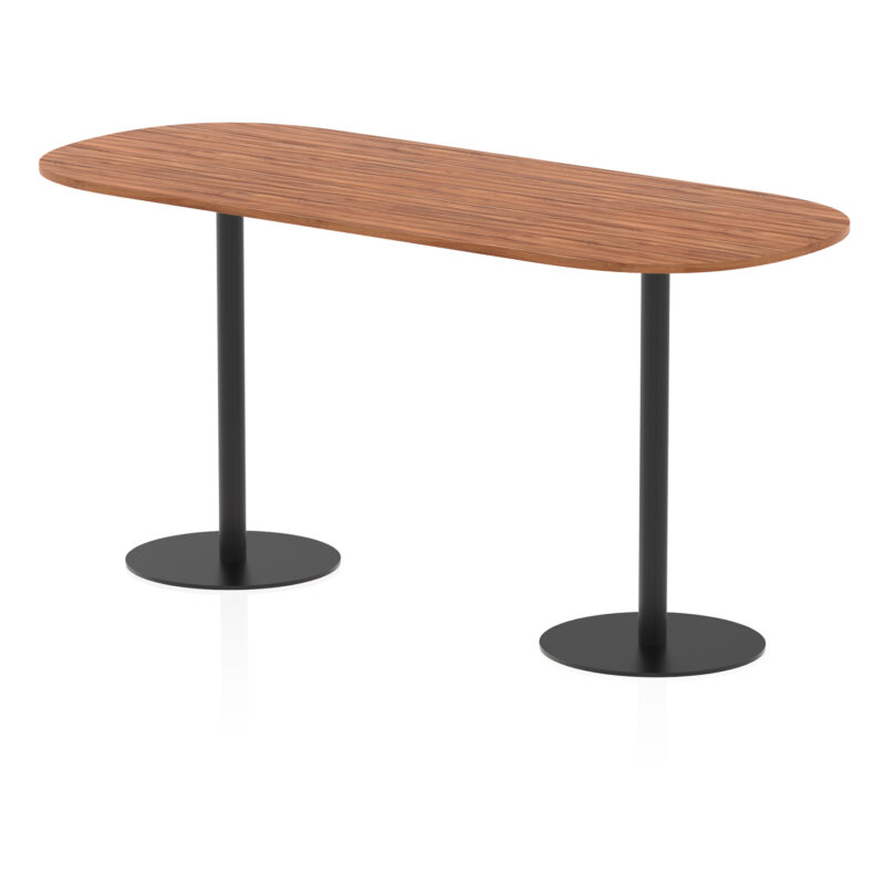 italia boardroom table black leg