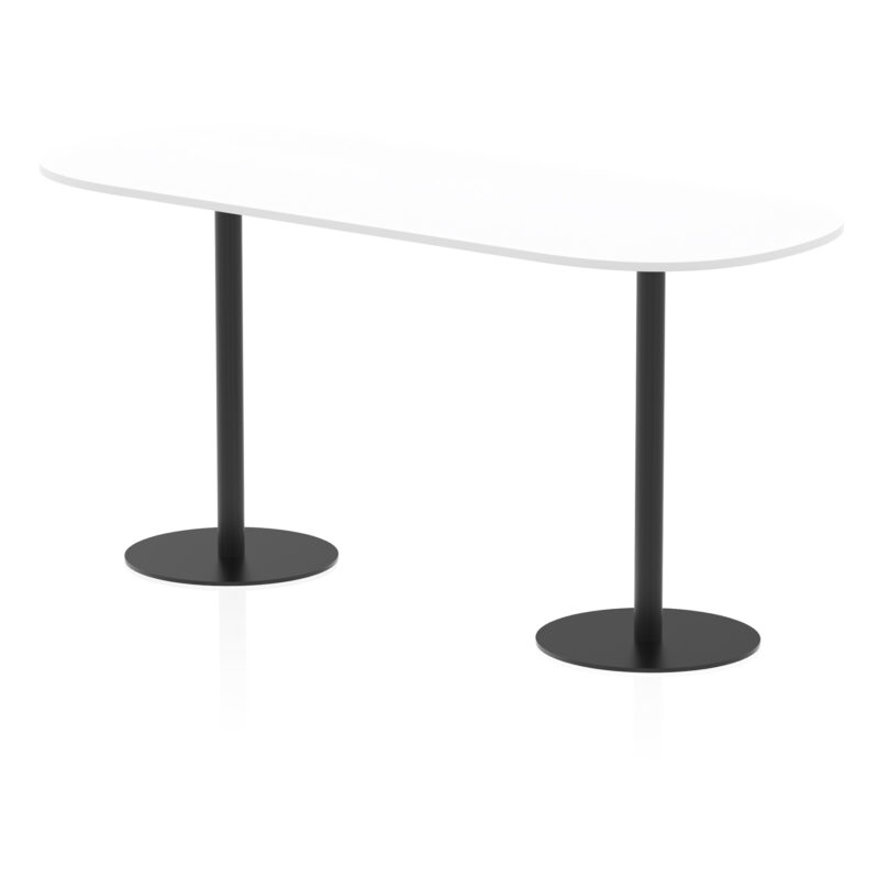 italia boardroom table black leg