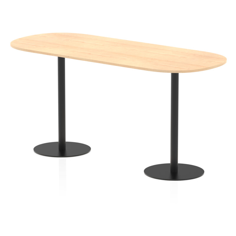 italia boardroom table black leg