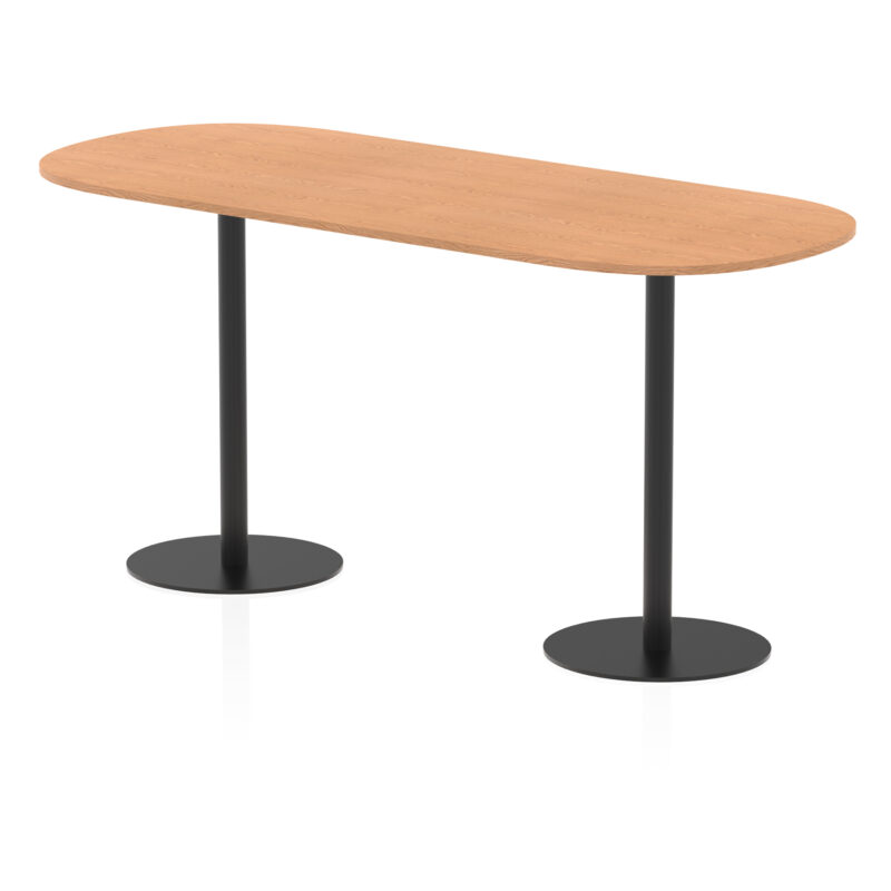 italia boardroom table black leg