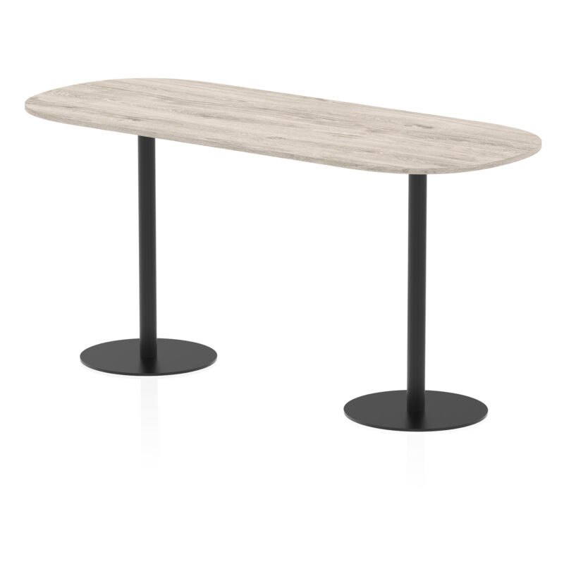 italia boardroom table black leg