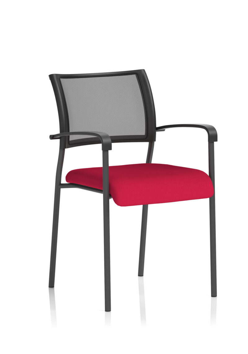 brunswick medium back stacking visitor office chair