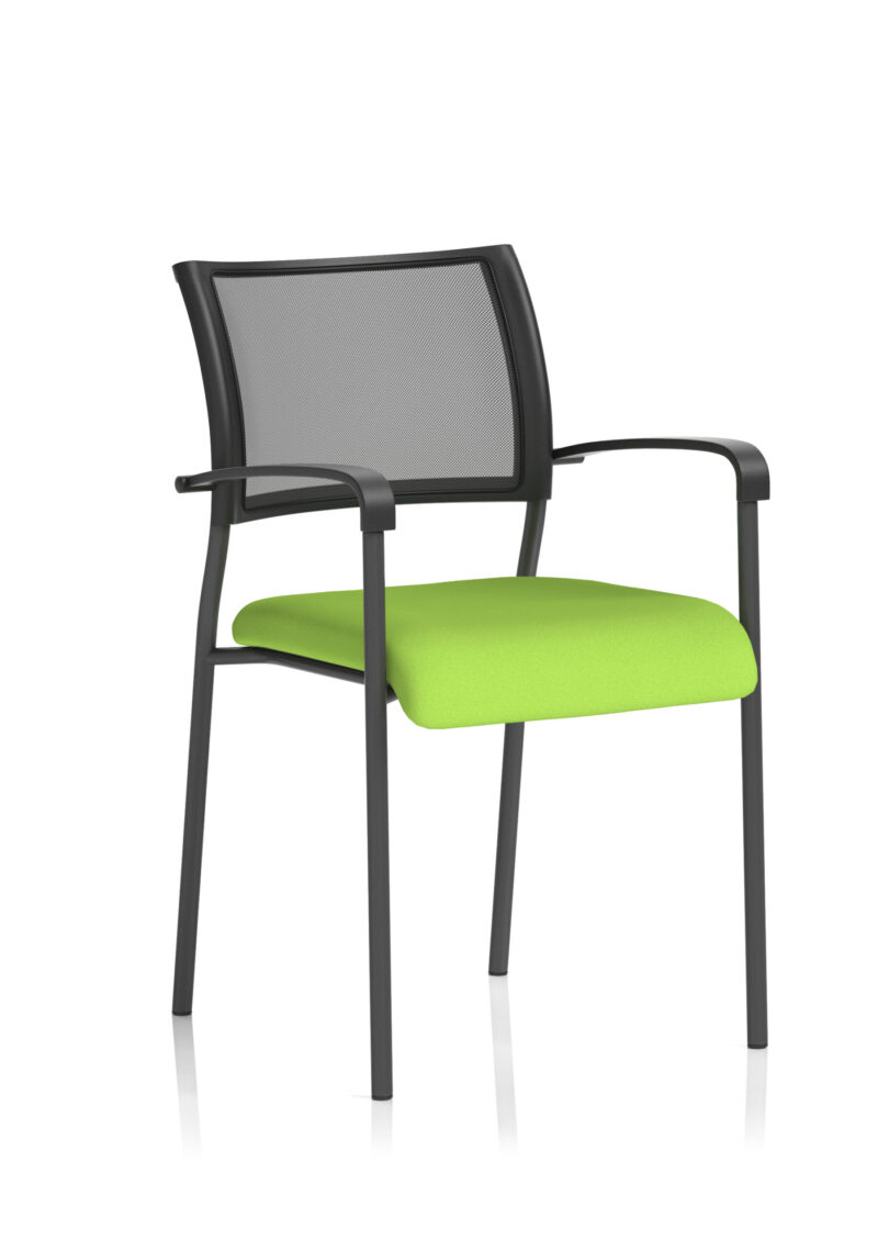 brunswick medium back stacking visitor office chair