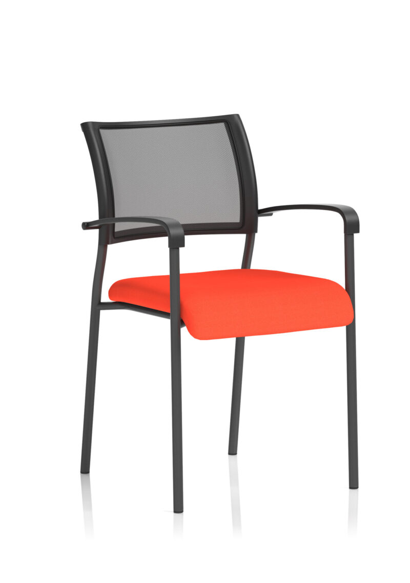 brunswick medium back stacking visitor office chair